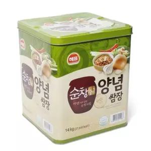 해표 순창궁 앙념쌈장 업소용 대용량 쌈장 14kg
