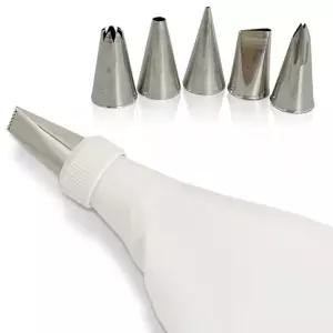 케이크 데코레이션세트 소 모양깍지 짤주머니 생크림