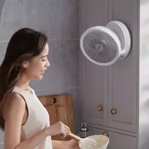 Edon 벽 부착형 써큘레이터 가벼운 소형 선풍기 미니 서큘레이터 공기순환 화장실 주방