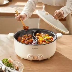 가정용 멀티쿠커 5종 다용도 전기냄비 칸분리 찜기 자취생 1인가구용 만능 냄비