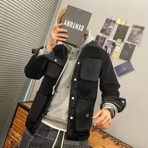 퓨어컬러 카고자켓 멀티포켓 항공 칼라 코트 남성패션 코듀로이 추동재킷 점퍼 기모 DL5