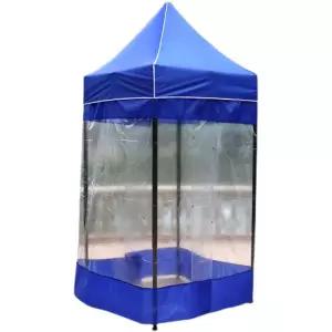 방한부스 방풍 간이 투명천막 부스 주차안내 겨울 주차 비닐