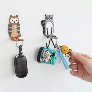 냉장고 동물후크 마스크걸이 열쇠 소품행거 주방행거 열쇠걸이 자석행거