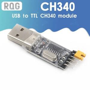 CH340 모듈 USB to TTL 업그레이드 소형 와이어 브러시 플레이트 STC 마이크로 컨트롤러 보드 시리얼 다운