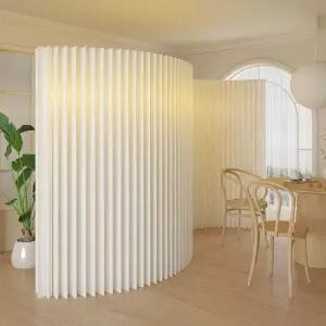 인테리어파티션 종이파티션 패션 데스크 가림막 조명