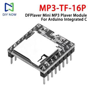 YX5200 DFPlayer 미니 소형 MP3 플레이어 모듈 음성 디코딩 보드 TF 카드 U-Disk IO 시리얼 포트 AD 아두이