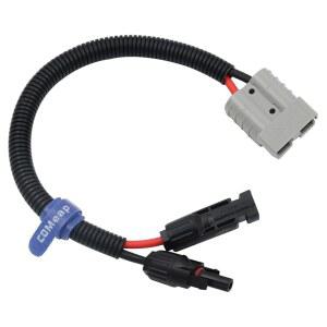 앤더슨 10AWG용 COMeap 태양광 패널 커넥터, 태양열 발전기 인버터 배터리 팩 충전기 키트 1.34피트(0.41m)용 MC-4 ~ 50A / 600V 앤더슨 어댑터 플러그 충전 연장 케이블과 호환됨