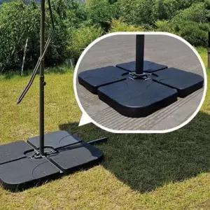 파라솔거치대 대형파라솔 물통받침대 한세트 중량 받침대 4P 4개