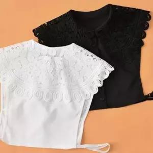 페이크카라 레이어드 목카라 넥케이프 셔츠 페이크 블라우스 DO1810 GeG9+9xCL