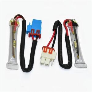 냉장고 제상 온도 퓨즈 삼성 호환한 냉동고용 열 제거 센서 수리 부품 액세서리 2개