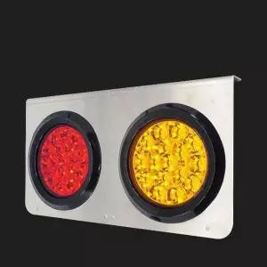 화물차데루등 led 테일 램프 브레이크등 깜빡이 스텐판 2구 24v