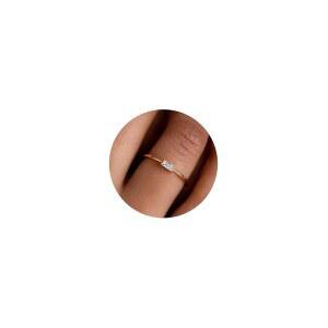 코호타 데인티 골드 탄생석 반지 여성용 14k 금 도금 비타래 엄지 스태커블 어머니 생일 선물 약혼 결혼 약속 에메랄드 그린 보석 밴드 사이즈 6-10 _BU