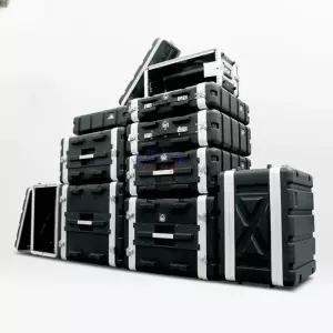 믹서 랙 케이스 하드 무선 음향장비 수납함 4U 휴대용 콘솔