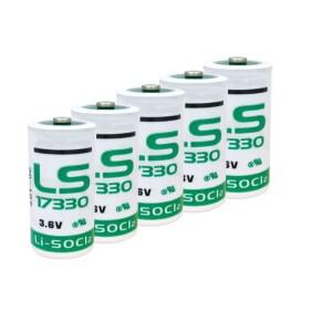 5PCS   LS17330 2/3A 3.6V PLC 가스 감지기 경보 배터리