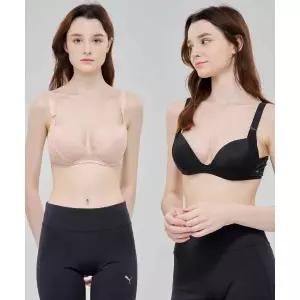 매장정품 푸마 PUMA BODYWEAR [2PACK] 매직 볼륨 노와이어 브라 세트 PMFYIEO12 220684