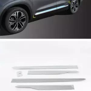 차량용품 싼타페 TM 사이드 언더라인 몰딩 크롬 도어 튜닝