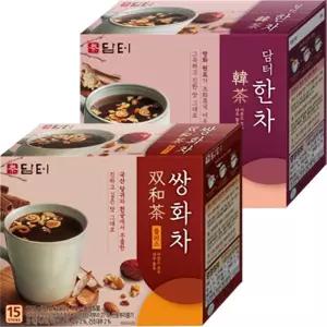 쌍화차 담터 15T+한차 생강차 티백