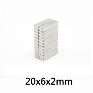 20x6x2mm  블록 자석 가정용 냉장고 사무실 용 20mmX6mmX2mm DIY
