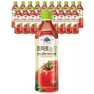 토마토농장 웅진 주스 500ml 20PET 음료 가야농장