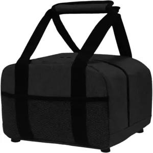 콜라시 볼링 토트백 싱글 볼 캐리어 경량 블랙 옥스포드 천 22cm x 패딩 핸들 및 지퍼 잠금 장치 포함