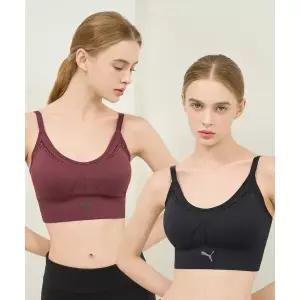 매장정품 푸마 PUMA BODYWEAR [2PACK] 여성 스포츠 에어홀 심리스 브라 PMFYBDP41 220150