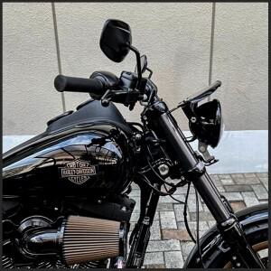 할리 소프테일 브레이크아웃 팻 밥 보이 로드 글라이드 킹 다이나 스트리트 오토바이 1.25 인치 핸들라이저