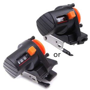 TERNCOEW 1pc 0-999M 휴대용 낚시 탐지기 라인 길이 깊이 게이지 카운터 태클 도구 낚시 라인 카운터 클립 장착