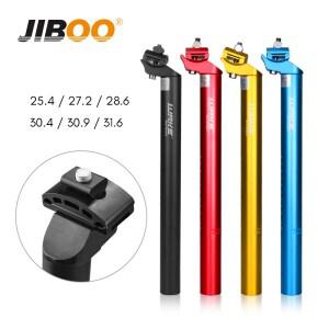 JIBOO 350mm 골드 자전거 싯포스트 두꺼운 알루미늄 28.6mm 접이식 27.2mm 31.6mm MTB 사이클링 부품