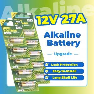 원본 12V A27 알카라인 배터리 리모컨 장난감 문벨용 MN27 L828 V27GA K27A A27BP와 동등