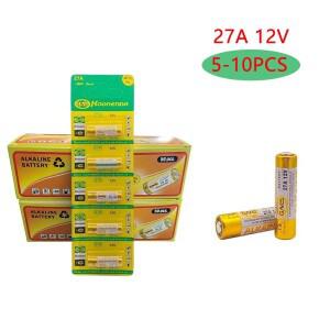 5-10PCS 27A 12V 배터리 A27 MN27 초인종 롤러 셔터 차고 문 리모컨 건식 알카라인