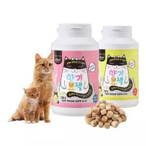 냄새 걱정 없는 편백숲 큐브 탈취제 야옹이오줌냄새 소변