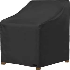 넷티프로 스태커블 파티오 의자 커버 방수 야외 가구 스태킹 4-6개의 스택 다이닝 하이백 26인치 W x