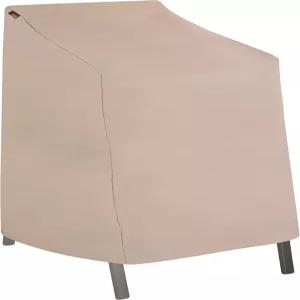 모던 레저 샬레 스태커블/하이 백 바 의자 커버 - 내후성 원단 파티오 데크 현관에 완벽한 야외 가구 보호