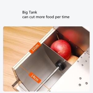 자동 상업 과일 슬라이서 스테인레스 스틸 전기 레몬 양배추 야채