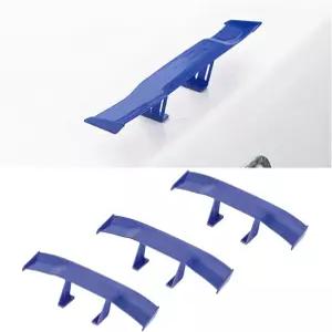 3PCS 유니버설 카 미니 스포일러 윙 6.5인치 오토 리어 테일 카본 파이버 텍스처 쿨 데코 천공 없는 디퓨저