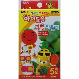 이에스숍 만들기 컬러 아모스아이도우 미술도구 과일 점토 칼라 클레이