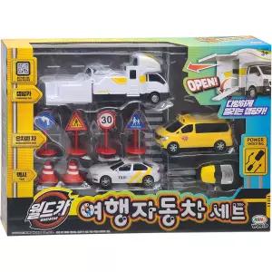 이에스숍 미니카 경찰차 어린이 세트 피규어 월드카 여행 장난감 자동차 캠핑카