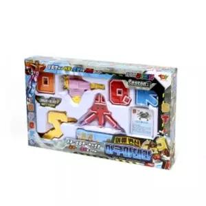 우유백 4단합체로보트 변신 조립 아쿠아테라알파벳 로봇 완구