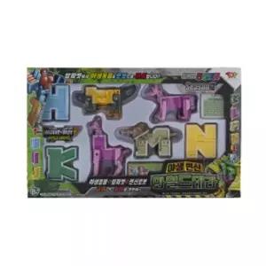 우유백 완구 와일드테라알파벳변신로봇 합체 조립 어린이장난감