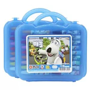 마리빙 빼꼼 놀이 2P 초등학교미술준비물 18색 어린이집 유치원크레파스