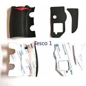 Nikon D700 바디 고무 커버 쉘 가죽 손잡이 + 엄지 하단 카메라 수리 교체 부품의  세트