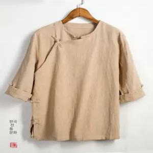 주방유니폼 반팔 일식 린넨 쉐프복 제과제빵 스시 요리사