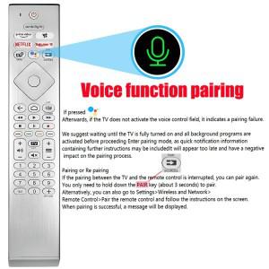 필립스 Ambilight 음성 TV 리모컨 SRC-4526 43PUS8506/12 55PUS8807 75PML9506 용 기존 398GM1SEPHN0004SY