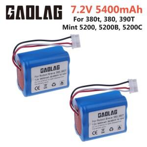 iRobot Roomba Braava 380 Mint 5200c Ni-MH uograded 2500mAh 7.2v 충전식 배터리 용