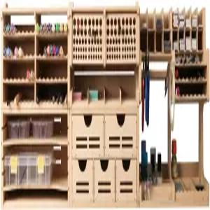 부카소 플라스틱 모형 도구 정리기 제작 플라이어/핀셋/브러시/스크류드라이버 스틱 MDF 재료 작업대