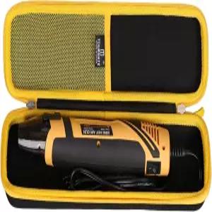 SEEKONE 미니 히트건 350W 662 °F(350°C) 고속 열 휴대용 열풍기 도구용 하드 트래블 케이스 -