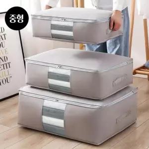 보관파우치이불 정리 이불박스 이불보관 파우치 이불 부직포 옷장 이불가방