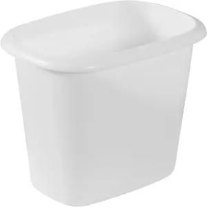 러버메이드 배니티 쓰레기통/쓰레기통 1.5갤런/6쿼트 화이트 언더 카운터/주방/사무실/침실/목욕탕용