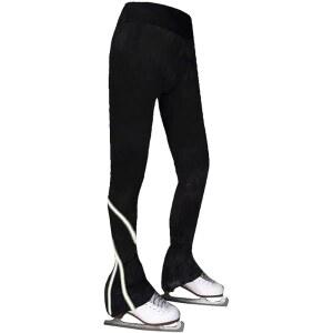 류후오 아이스 스케이팅 팬츠 여자 피겨 블랙 스핀 플리스 통기성 레깅스