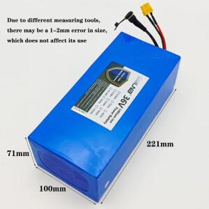 36V 20Ah 10S4P 리튬 21700 배터리 팩 1000W 고출력 내장 BMS 다양한 에너지 저장 백업